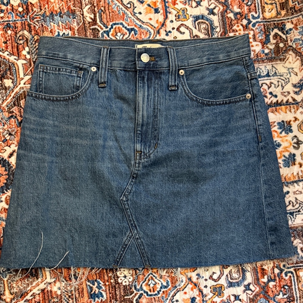 Madewell Rigid Denim Mini Skirt